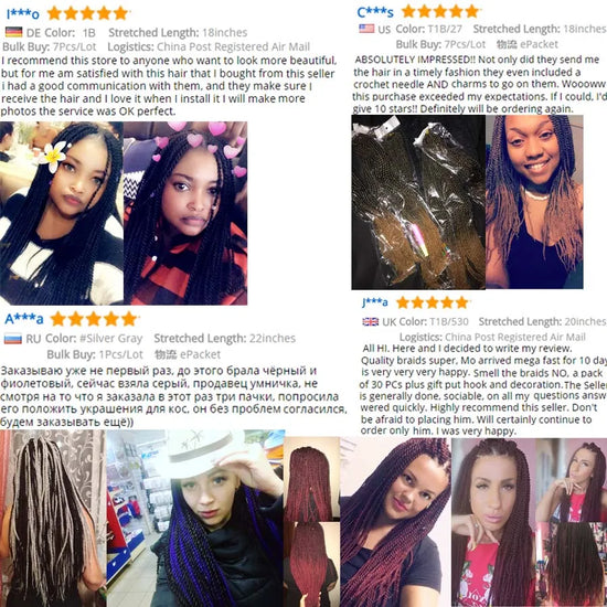 TOMO 14 16 18 20 22Inch 30Roots/Pack Crotchet Braids 16 Colors Synthetic Senegalese Twist Braiding Hair Crochet Hair Extensions