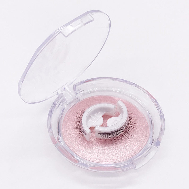 Reusable Self-Adhesive Eyelashes Natural Multiple reversible glue-free self-adhesive pairs of false eyelashes