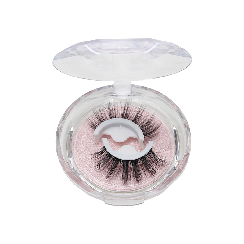 Reusable Self-Adhesive Eyelashes Natural Multiple reversible glue-free self-adhesive pairs of false eyelashes